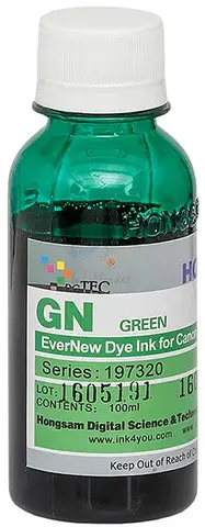 Чернила DCtec серии 197320 - Green (зелёный) 100 мл