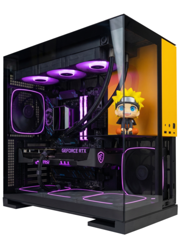 Игровой компьютер FIRESTRIKE Core i7 5960X / AMD Radeon RX 9070 16GB / 32GB DDR4 / SSD 1TB / 800W / Windows 10 Pro — чёрный