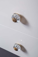 Boheme 820-Br Ручка хрустальная FLORA бронза фото