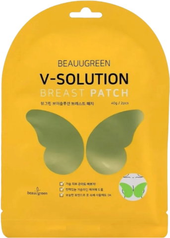 Beauugreen V-Solution Breast Patch Маска-патч для бюста для придания упругости