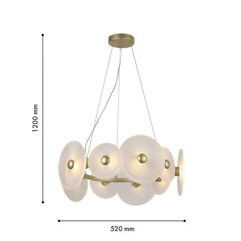 Подвесная светодиодная люстра F-Promo Arctium 4605-8P