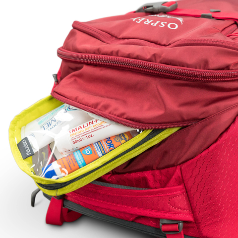 Картинка рюкзак для путешествий Osprey Porter 46 Diablo Red - 8