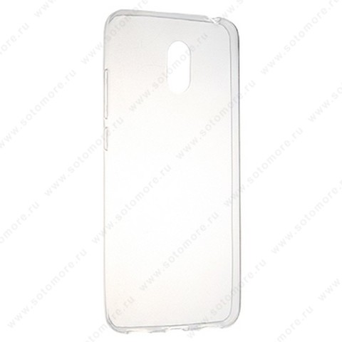 Накладка силиконовая ультра-тонкая для Meizu M6 прозрачная