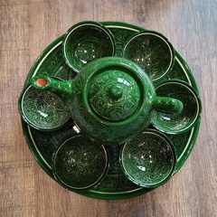 Набор чайный Зеленый Карандаш, 10 предметов
