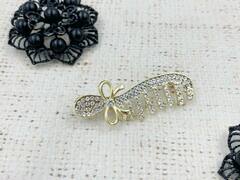 Брошь, р. 5х1,5 см, золото