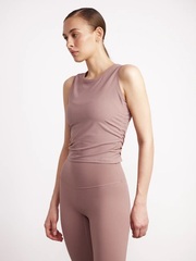 Топ Melrose Ribbed Tank in Dusty Rose