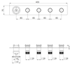 Remer CH98D4WBXV Смеситель для душа Remer Chrono CH98D4WBXV, сталь