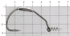 Крючки офсетные LUCKY JOHN Predator LJH357 №4/0, 3 шт