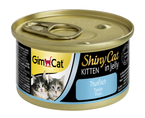 GimCat ShinyCat консервы для котят из тунца 70 г