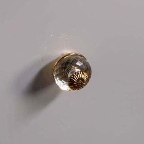 Boheme 820-G Ручка хрустальная FLORA золото