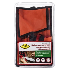 Заточной набор DDE 10 в 1 (нап 4,0х2шт,4,8х2шт, пл.нап, шаблон, планка,ручка,скребок,струбцина)