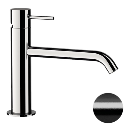 Remer X12ACFP Смеситель для раковины Remer X Style X12ACFP, черный брашированный хром