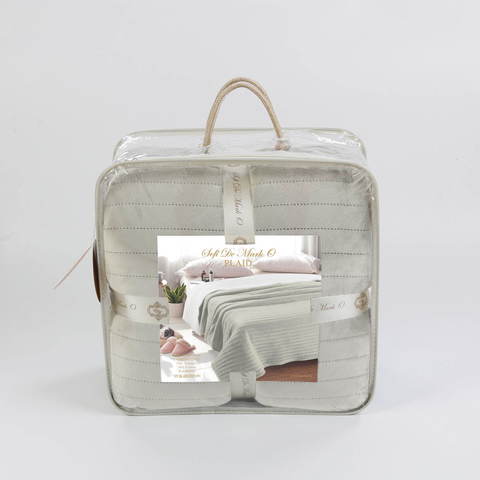 Плед 220х240 Sofi De MarkO Либерти серый