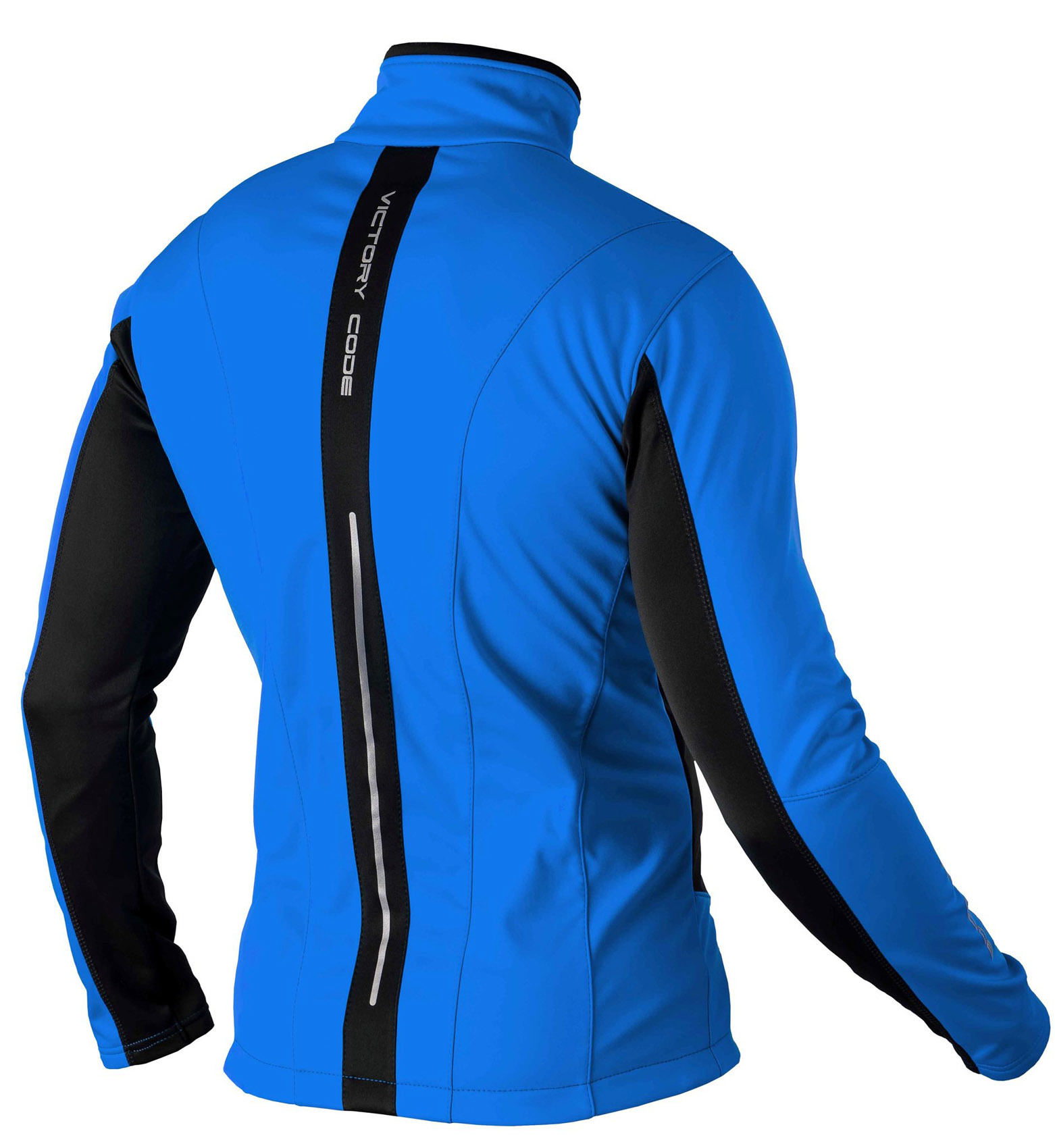 Утеплённый лыжный костюм 905 Victory Code Speed Up Blue с лямками ...