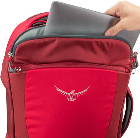 Картинка рюкзак для путешествий Osprey Porter 46 Diablo Red - 10