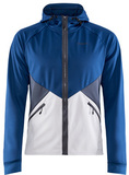 Лыжная куртка с капюшоном Craft Glide Hood 2021 Blue-White мужская