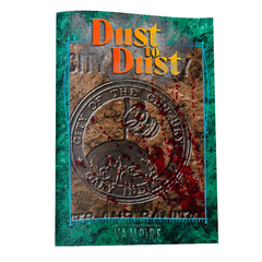 Брошюра со сценарием Вампиры: Маскарад. Прах к праху (на русском языке)