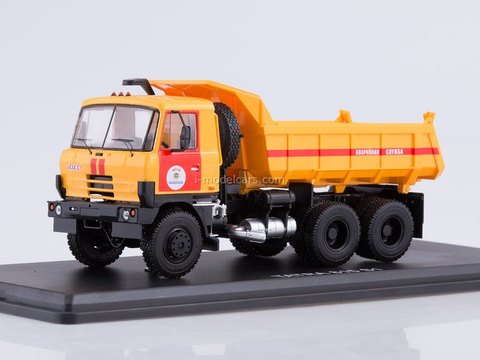 Tatra 815S1 tipper Emergency Service yellow-red 1:43 Start Scale Models (SSM)