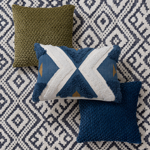 Подушка декоративная 40х60 Tkano Ethnic с объемным узором