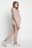 Спортивный костюм для беременных и кормящих 15870 пыльный беж