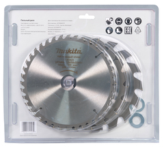 Набор пильных дисков Makita 185х30х/16,24,40 D-46349
