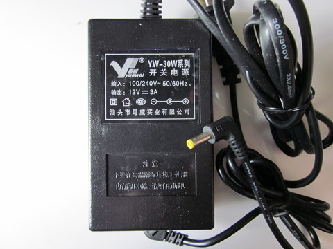 YW-30W +12V, 3A