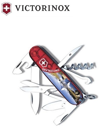 Нож складной Victorinox Climber, 91 mm, Matterhorn (1.3703.TE2)