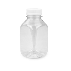 Бутылка проз. с крышкой 0,3л ПЭТ d-38мм BRC, широкое горло, квадр.,250шт/уп