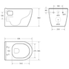 BelBagno BB070CHR/SC/BB026/BB041CR Комплект 4 в 1 Унитаз подвесной с сиденьем BelBagno LOTO BB070CHR/SC+Система инсталляции 2 в 1 BelBagno BB026/BB041CR