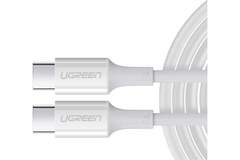 Кабель UGREEN US300 (60551) USB-C 2.0 ABS Shell 5A, 1 м, белый