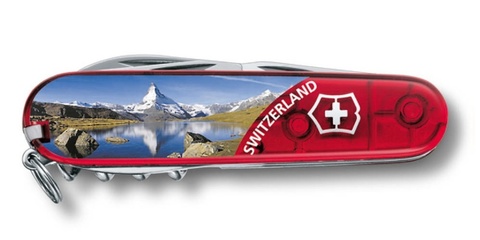 Нож складной Victorinox Climber, 91 mm, Matterhorn (1.3703.TE2)