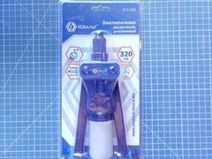 Заклепочник двуручный КОБАЛЬТ 320 мм, усиленный, заклепки 3,2-4,0-4,8 , контейнер, блистер (910-652)