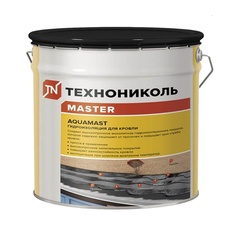 Мастика битумно-резиновая АкваМаст гидроизоляционная для кровли, 10 кг