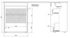 Aquanet 333652 Тумба Токио 68 напольная 2 ящика цв. Дуб Веллингтон (333652)