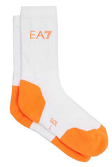 Носки теннисные EA7 Unisex Knitted Socks 1P - white/orange