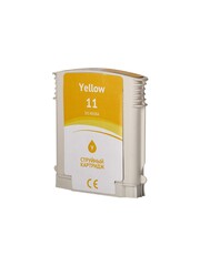 Струйный картридж Sakura C4838A (№11 Yellow) для HP Business Inkjet 1200d, 1200dn, 1200dtn, 1200dtwn, 2300, 2300dtn, 2300n, 2800,  2800dt, 2800dtn; Designjet 100plus, 110plus nr, 110plus, 110plus r, 111, 70; Color Inkjet cp1700, cp1700d, 1700ps; Offi