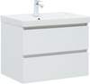 Aquanet 308333 Компл.2 - Тумба Вега 70 2 ящ. цв.белый глянец (308333)