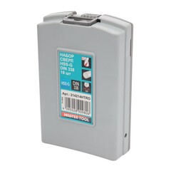 Набор сверл по металлу 1-10мм 19шт DIN338 HSS-G 135° (пл. кейс) H-Tools 214214ROHT
