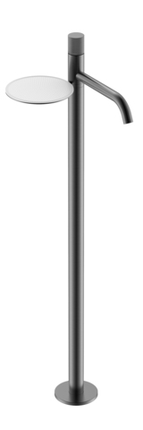Boheme 120-GM.3 Смеситель STICK напольный для умыв. GUN METAL LINEA