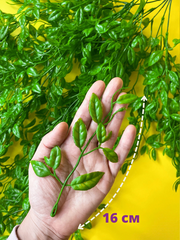 Ампельное растение, зелень искусственная свисающая, цвет зеленый, 73 см, набор 2 шт