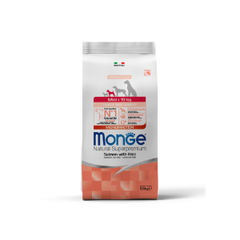 Сухой корм Monge Dog Speciality Line Monoprotein для щенков мелких пород, из лосося с рисом 2,5 кг