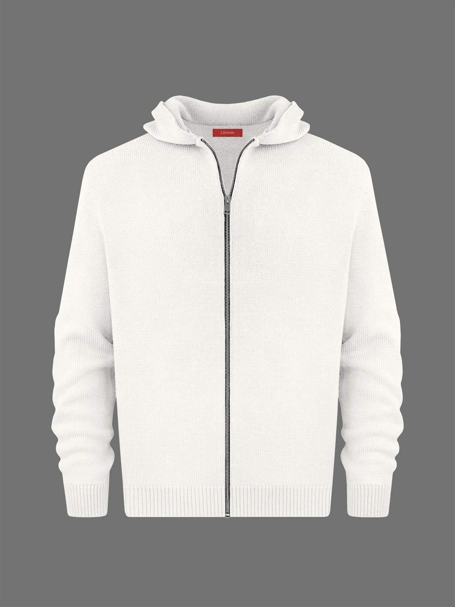 Толстовка на замке из шелка