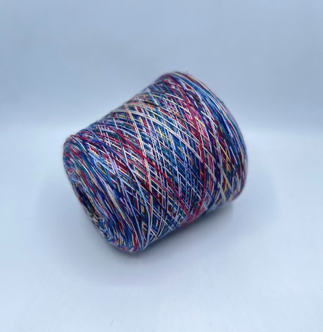 Filati Venezia (пр.Италия),art-Calzetteria, 4/16 400/100гр, 75%Меринос, 25%Полиамид, цвет-Самоцветы(5925), арт-36623