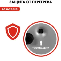 Нагреватель воздуха электрический керамический QUATTRO ELEMENTI QE-2000Q КУБ (1,0/2,0 кВт, 140 м.куб/ч, площадь обогрева 20 м2) (915-960)