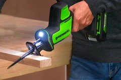 Сабельная пила Greenworks GPT-CRS-25 24V (80 мм) аккумуляторная, без АКБ и ЗУ