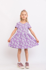 036_БК25 Платье для девочки, мультиколор