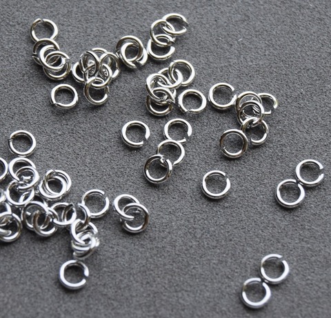 Соединительные колечки 3 мм, покрытие родий