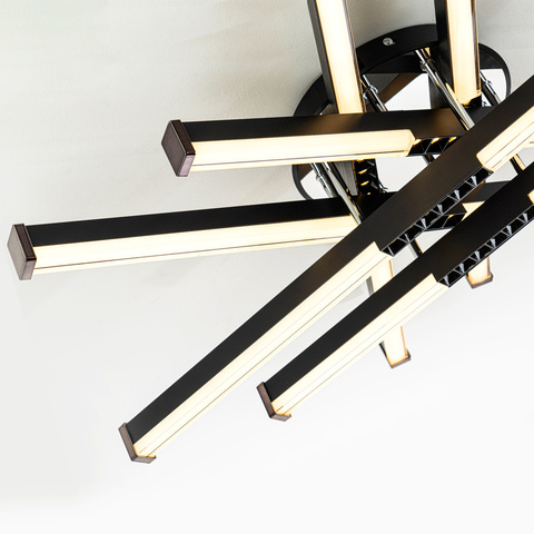 Потолочная светодиодная люстра Modelight MDL.9374.600CL BK