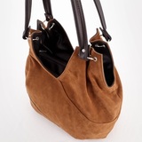 Сумка Саломея 101 эко-замша миндаль