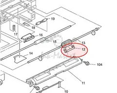 Крышка обходного лотка Ricoh G0292767